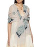 Figure View - Click To Enlarge - LANE'S - Beaded Embroidered Wool Shawl