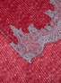 Detail View - Click To Enlarge - LANE'S - Lace Trim Wool Silk Shawl