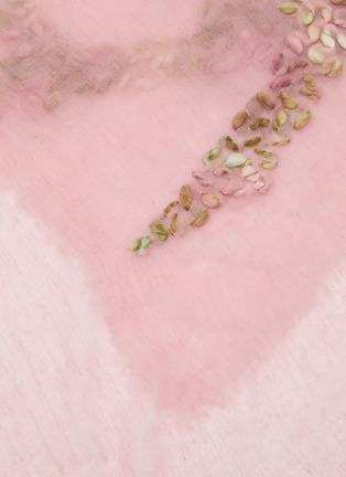 Detail View - Click To Enlarge - LANE'S - Embroidered Wool Shawl