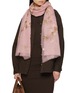 Figure View - Click To Enlarge - LANE'S - Embroidered Wool Shawl