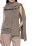Figure View - Click To Enlarge - THE ROW - Heiki Melange Cashmere Knit Scarf