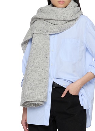 Figure View - Click To Enlarge - THE ROW - Mantia Melange Cashmere Knit Scarf
