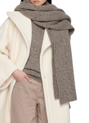 Figure View - Click To Enlarge - THE ROW - Mantia Melange Cashmere Knit Scarf