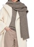 Figure View - Click To Enlarge - THE ROW - Mantia Melange Cashmere Knit Scarf