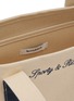 Detail View - Click To Enlarge - SPORTY & RICH - Mini Serif Logo Canvas Tote
