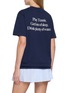 Back View - Click To Enlarge - SPORTY & RICH - Play Tennis Cotton T-Shirt