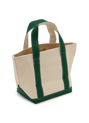 Detail View - Click To Enlarge - SPORTY & RICH - Mini Serif Logo Cotton Tote Bag