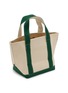 Detail View - Click To Enlarge - SPORTY & RICH - Mini Serif Logo Cotton Tote Bag