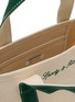 Detail View - Click To Enlarge - SPORTY & RICH - Mini Serif Logo Cotton Tote Bag