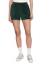 SPORTY & RICH Logo Embroidered Cotton Terry Shorts
