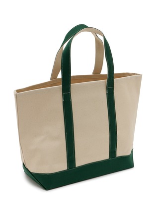Detail View - Click To Enlarge - SPORTY & RICH - Medium Serif Logo Cotton Tote Bag