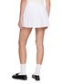 Back View - Click To Enlarge - SPORTY & RICH - Monogram Embroidered Pleated Cotton Mini Skirt