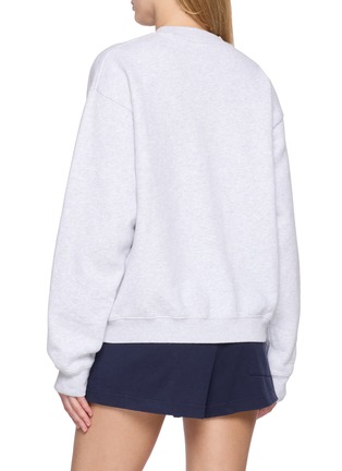 Back View - Click To Enlarge - SPORTY & RICH - Beverly Script Cotton Sweatshirt