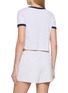 Back View - Click To Enlarge - SPORTY & RICH - BH Crest Soft Cotton Ringer T-shirt