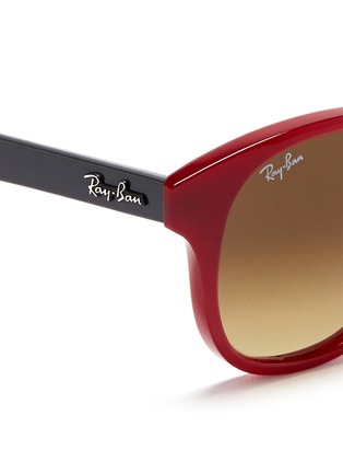 Detail View - Click To Enlarge - RAY-BAN - Colourblock acetate sunglasses