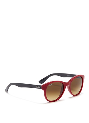 Figure View - Click To Enlarge - RAY-BAN - Colourblock acetate sunglasses