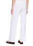 Back View - Click To Enlarge - SPORTY & RICH - Logo Pointelle Cotton Pants