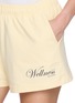  - SPORTY & RICH - Avenue Disco Cotton Shorts