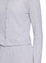  - SPORTY & RICH - Logo Pointelle Cotton Cardigan