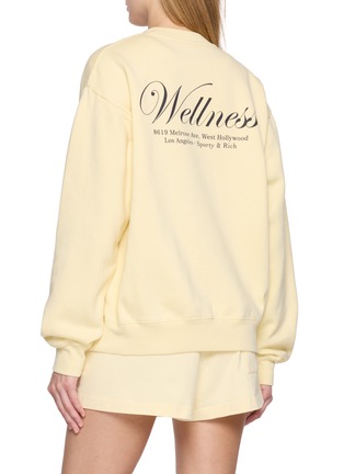 Back View - Click To Enlarge - SPORTY & RICH - Avenue Cotton Sweater