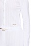  - SPORTY & RICH - Logo Pointelle Cotton Cardigan