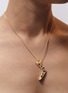 Detail View - Click To Enlarge - MARIE LICHTENBERG - Karma 18K Gold Ebony Pendant
