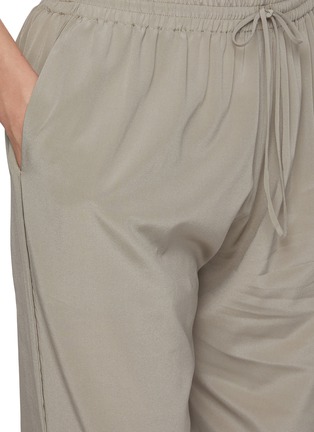  - SHARON WAUCHOB - Drawstring Waist Silk Pants