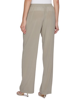 Back View - Click To Enlarge - SHARON WAUCHOB - Drawstring Waist Silk Pants