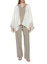 Figure View - Click To Enlarge - SHARON WAUCHOB - Drawstring Waist Silk Pants
