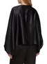 Back View - Click To Enlarge - SHARON WAUCHOB - Long Sleeve Tie Front Blouson Top