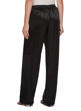 Back View - Click To Enlarge - SHARON WAUCHOB - Drawstring Waist Silk Pants