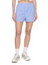 SPORTY & RICH NY Crest Striped Poplin Mini Boxer Shorts