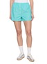 SPORTY & RICH NY Crest Striped Poplin Mini Boxer Shorts