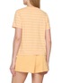 Back View - Click To Enlarge - SPORTY & RICH - NY Crest Striped Crewneck T-shirt