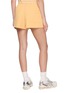 Back View - Click To Enlarge - SPORTY & RICH - Embroidered Disco Cotton Fleece Shorts