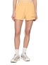 SPORTY & RICH Embroidered Disco Cotton Fleece Shorts