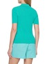 Back View - Click To Enlarge - SPORTY & RICH - SRC Ribbed Knit Polo Shirt