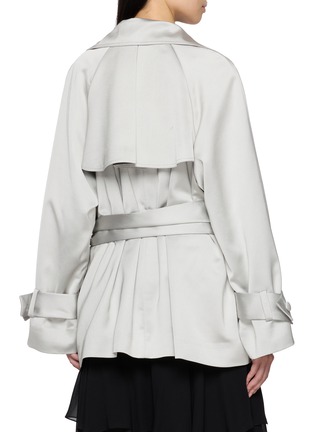 Back View - Click To Enlarge - SHARON WAUCHOB - Pia Belted Cropped Jacket