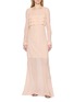 Main View - Click To Enlarge - SHARON WAUCHOB - Pleated Sheer Clemmie Maxi Dress