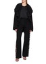 Figure View - Click To Enlarge - SHARON WAUCHOB - Foster Side Lace Trim Pants