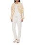 Figure View - Click To Enlarge - SHARON WAUCHOB - Sata Bubble Effect Tie Waist Blouson