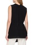 Back View - Click To Enlarge - SHARON WAUCHOB - Beause Asymmetric Draped Top