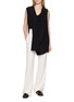 Figure View - Click To Enlarge - SHARON WAUCHOB - Beause Asymmetric Draped Top