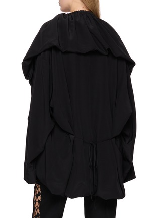 Back View - Click To Enlarge - SHARON WAUCHOB - Sata Bubble Effect Tie Waist Blouson Jacket