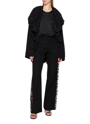 Figure View - Click To Enlarge - SHARON WAUCHOB - Sata Bubble Effect Tie Waist Blouson Jacket