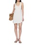 Figure View - Click To Enlarge - SHARON WAUCHOB - Elvira Sleeveless Asymmetrical Fringe Trim Dress