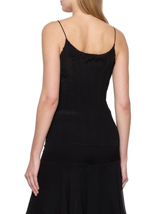 Back View - Click To Enlarge - SHARON WAUCHOB - Kaya Pleated V-Neck Camisole
