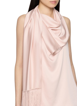  - SHARON WAUCHOB - Meslay Asymmetrical Fringe Scarf Top