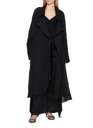 Figure View - Click To Enlarge - SHARON WAUCHOB - Lee Sofy Sheer Belted Trench Coat