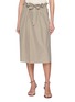 SHARON WAUCHOB Turenne Drawstring Waist Fold Midi Skirt